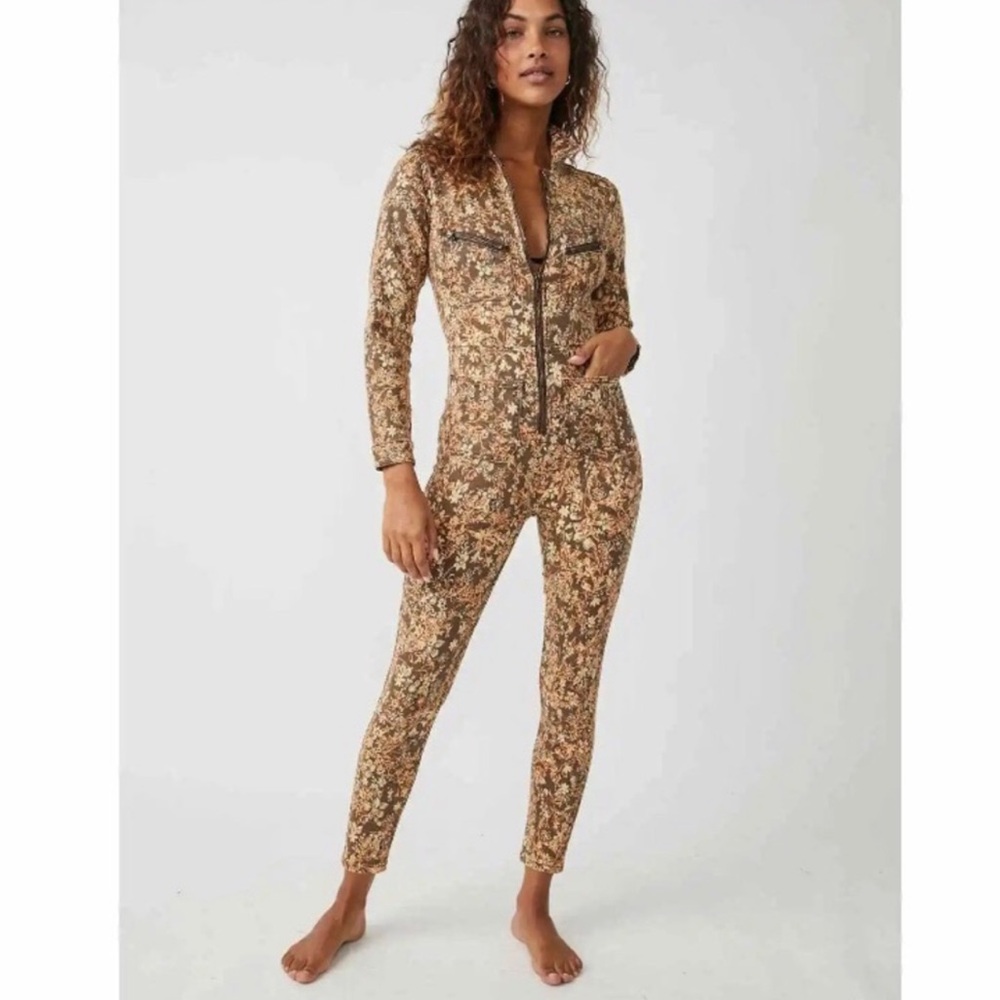 NWT | Free People Jumpsuit in Lennox Floral Print